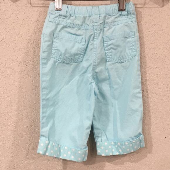 George Baby‎ Girl Sz 24M Cuffed Polka Dot Capri Pants Adjustable - Picture 4 of 8